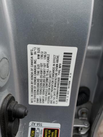2HKRM4H73DH653600 2013 Honda Cr-V Exl