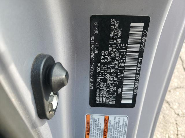 2019 TOYOTA 86 GT JF1ZNAE16K8704178