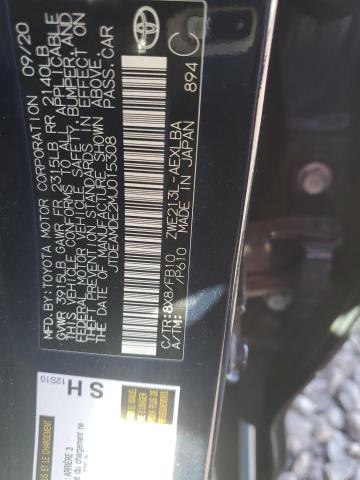 2021 TOYOTA COROLLA LE JTDEAMDE2MJ015308