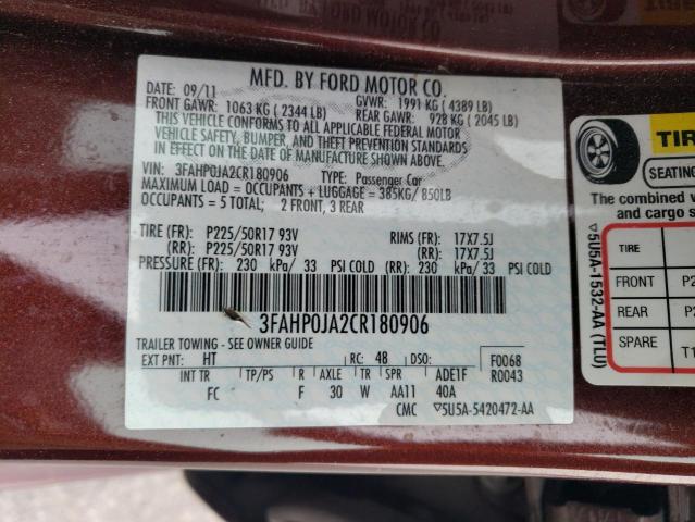 2012 Ford Fusion - Image 12