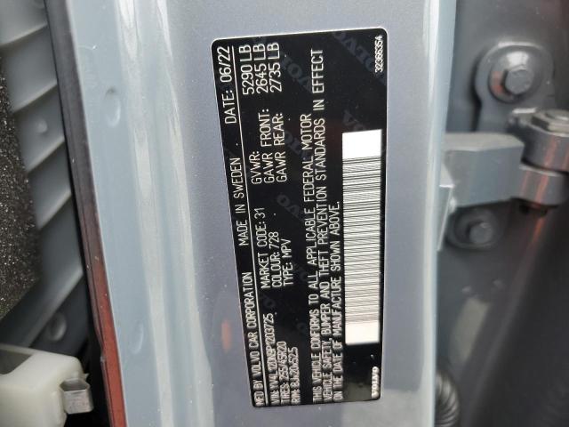 2023 VOLVO XC60 PLUS YV4L12DN9P1203725