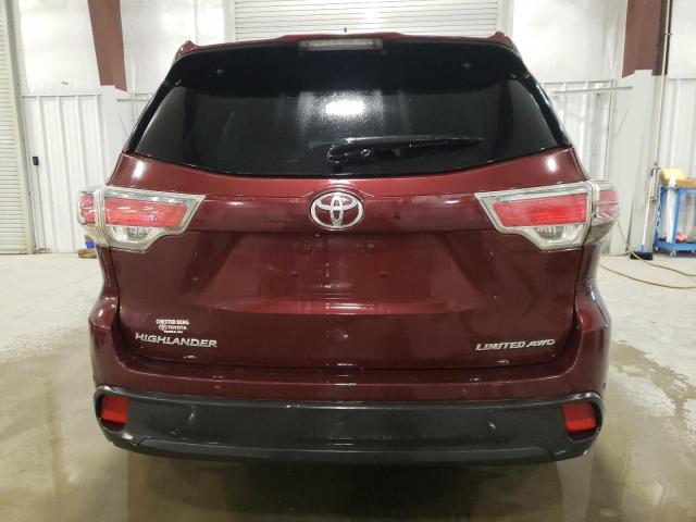 VIN 5TDDKRFH2FS162957 2015 Toyota Highlander, Limited no.6