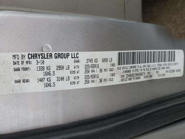 2010 Dodge Grand Caravan Sxt VIN: 2D4RN5D18AR288370 Lot: 53195744