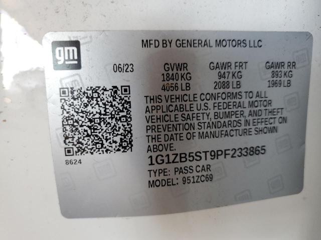 1G1ZB5ST9PF233865 2023 Chevrolet Malibu Ls