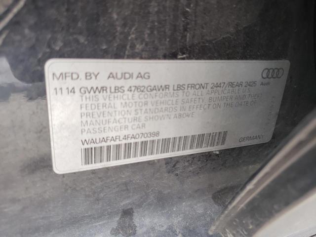 VIN WAUAFAFL4FA070398 2015 Audi A4, Premium no.12