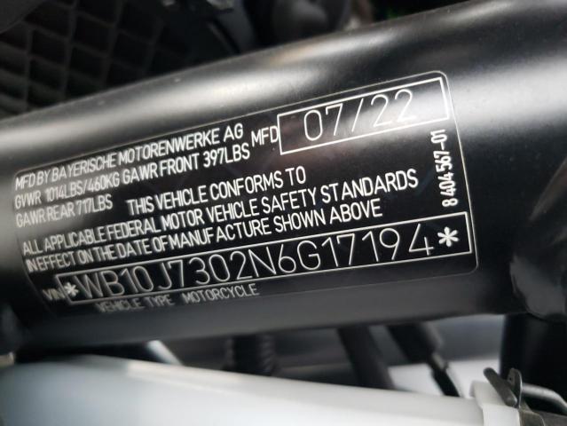 2022 BMW R 1250 R - WB10J7302N6G17194