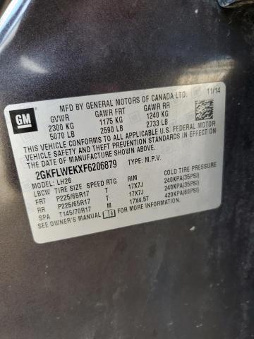 2015 GMC TERRAIN SL 2GKFLWEKXF6206879