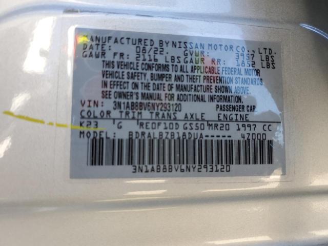 2022 NISSAN SENTRA S 3N1AB8BV6NY293120