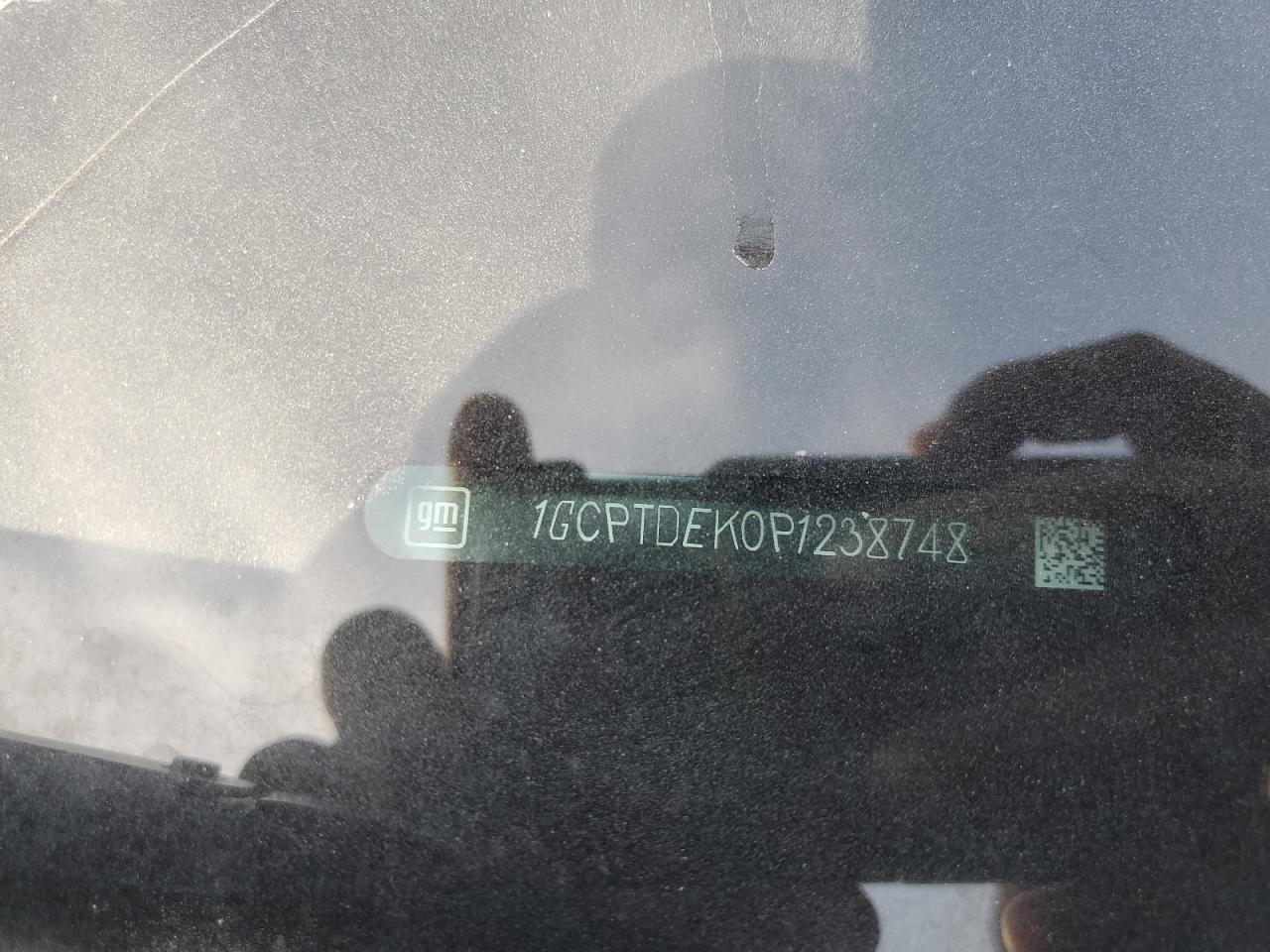 VIN: 1GCPTDEK0P1238748 2023 CHEVROLET COLORADO