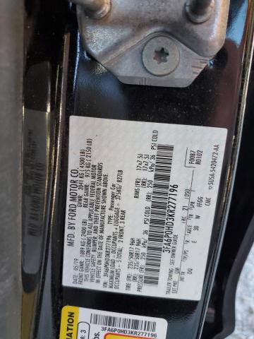 3FA6P0HD3KR277196 2019 FORD FUSION - Image 12