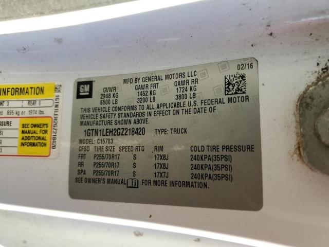 2016 GMC SIERRA C15 - 1GTN1LEH2GZ218420