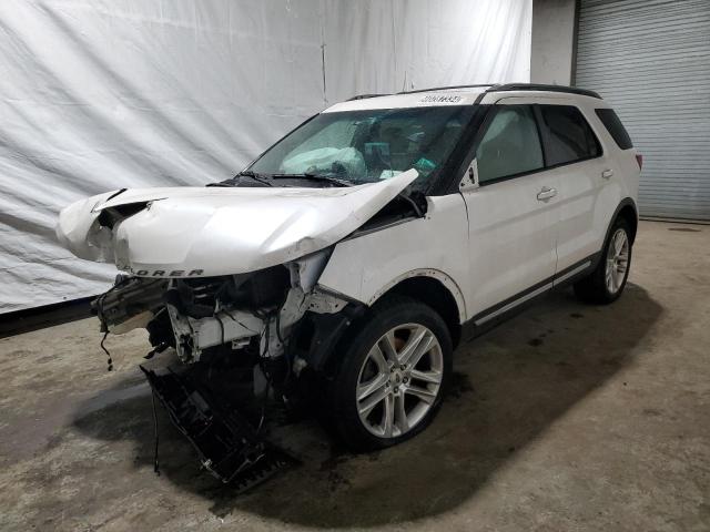 FORD EXPLORER X 2017 white  gas 1FM5K8D89HGA40199 photo #1