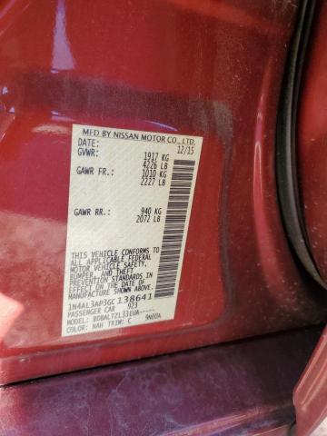 2016 NISSAN ALTIMA 2.5 - 1N4AL3AP3GC138641