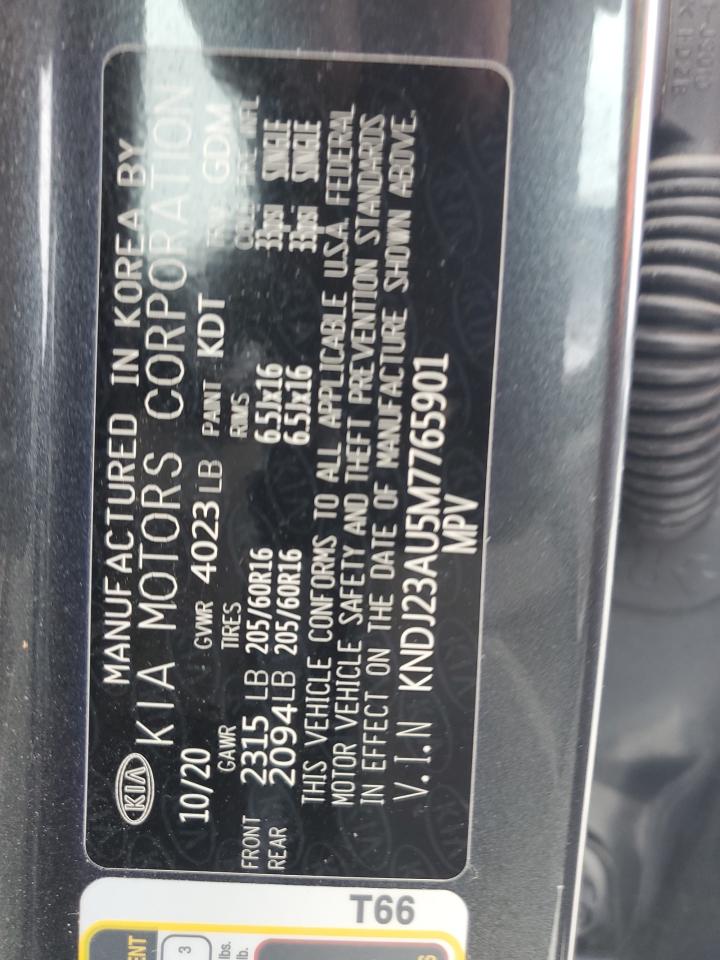 KNDJ23AU5M7765901 2021 Kia Soul Lx