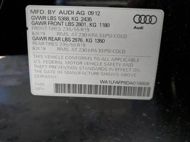 VIN WA1LFAFP8DA016608 2013 Audi Q5, Premium Plus no.13