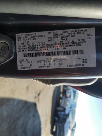 2021 FORD ESCAPE SE 1FMCU9G66MUA23485  40993604