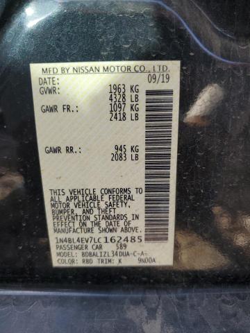 2020 NISSAN ALTIMA SL - 1N4BL4EV7LC162485