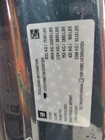 2019 CHEVROLET SILVERADO - 3GCUYBEF3KG292325