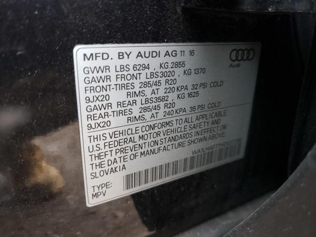 WA1LHAF77HD037285 2017 AUDI Q7, photo no. 13