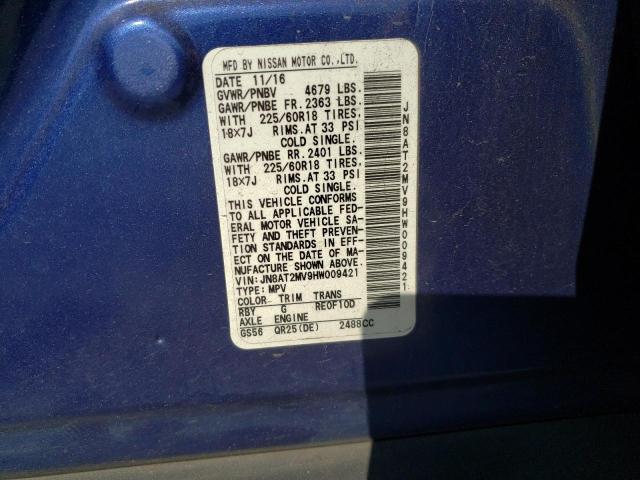 2017 NISSAN ROGUE S - JN8AT2MV9HW009421