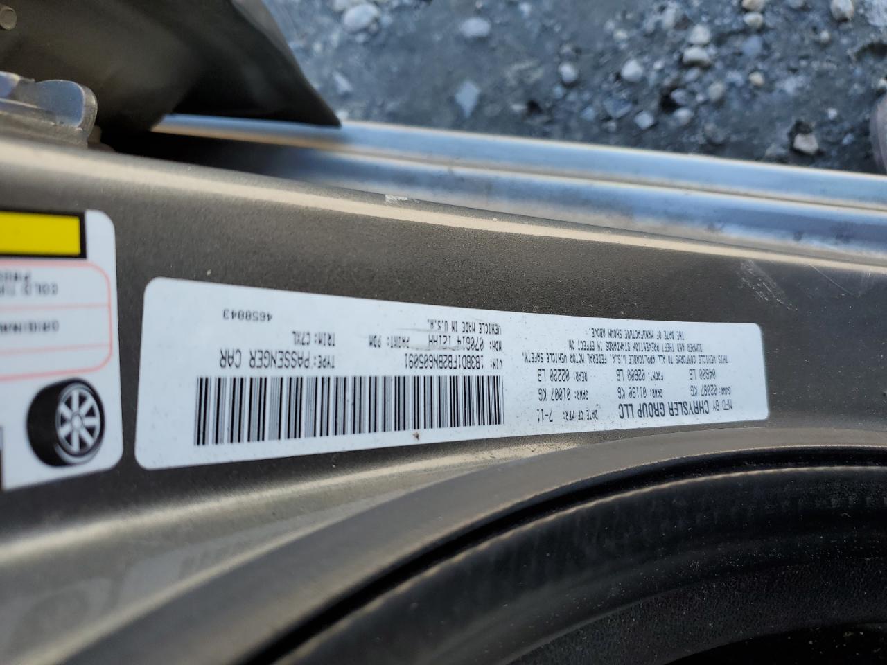 1B3BD1FB2BN605091 2011 Dodge Avenger Mainstreet