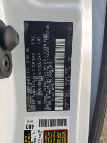 2021 TOYOTA SIENNA XLE 5TDJRKEC6MS012262