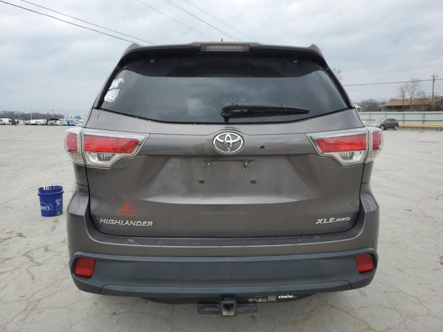 VIN 5TDJKRFHXFS154687 2015 Toyota Highlander, Xle no.6