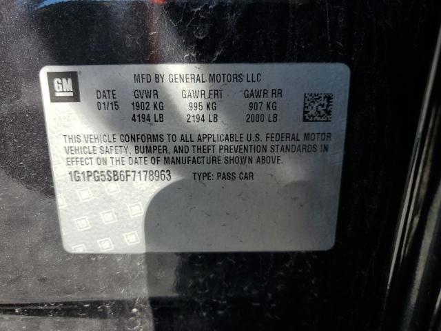 2015 CHEVROLET CRUZE LTZ - 1G1PG5SB6F7178963