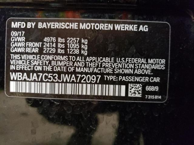 2018 BMW 530 XI - WBAJA7C53JWA72097