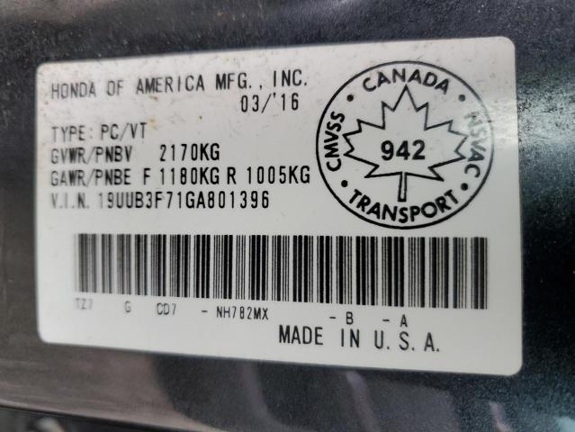 2016 ACURA TLX ADVANC 19UUB3F71GA801396