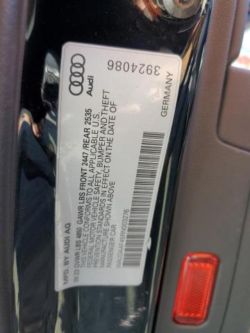 VIN 7SAYGAEE3PF925072 2024 AUDI A4 no.12