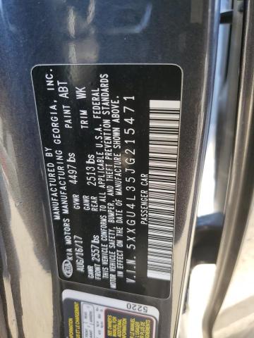 2018 KIA OPTIMA EX 5XXGU4L35JG215471