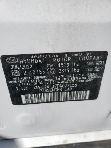 2023 HYUNDAI SONATA HYB KMHL24JJ7PA072058