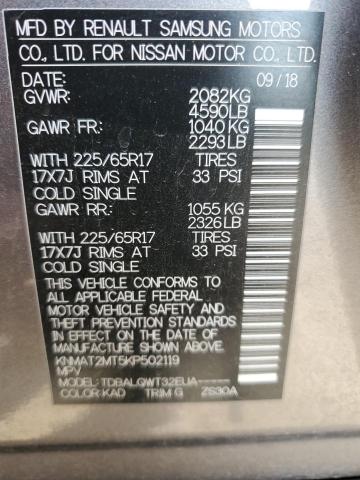 2019 NISSAN ROGUE S - KNMAT2MT5KP502119