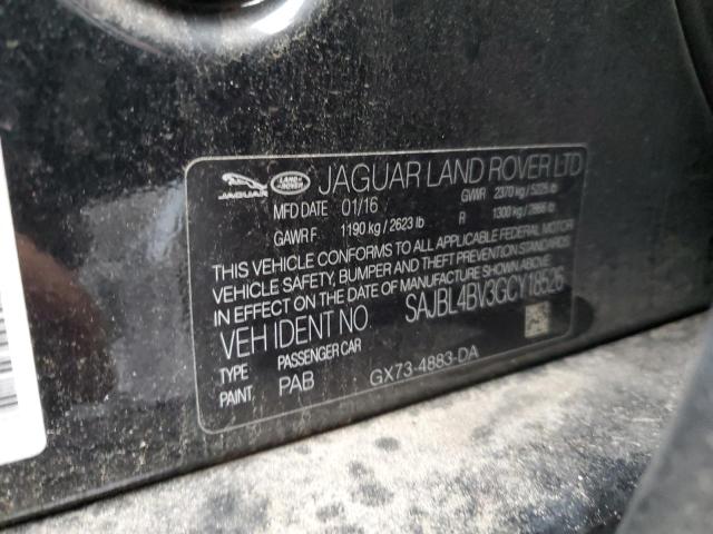 2016 JAGUAR XF R - SPO SAJBL4BV3GCY18526
