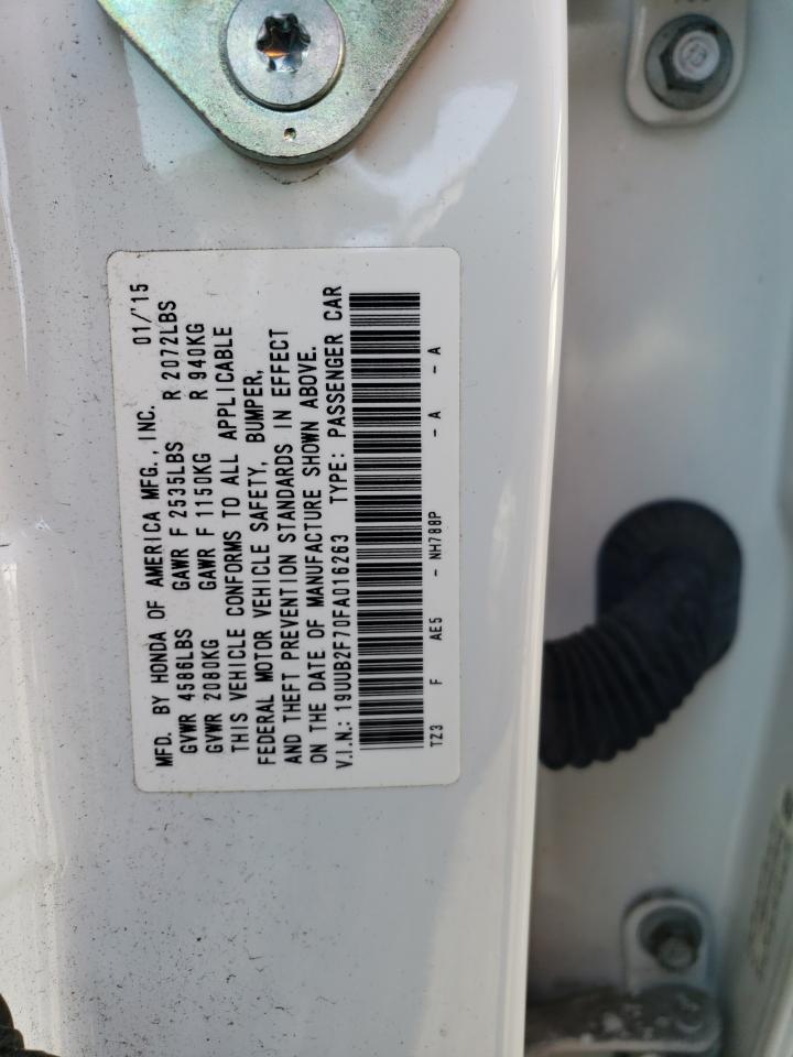 19UUB2F70FA016263 2015 Acura Tlx Advance