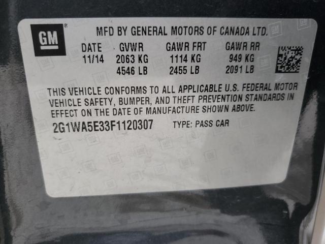 2015 CHEVROLET IMPALA LIM 2G1WA5E33F1120307