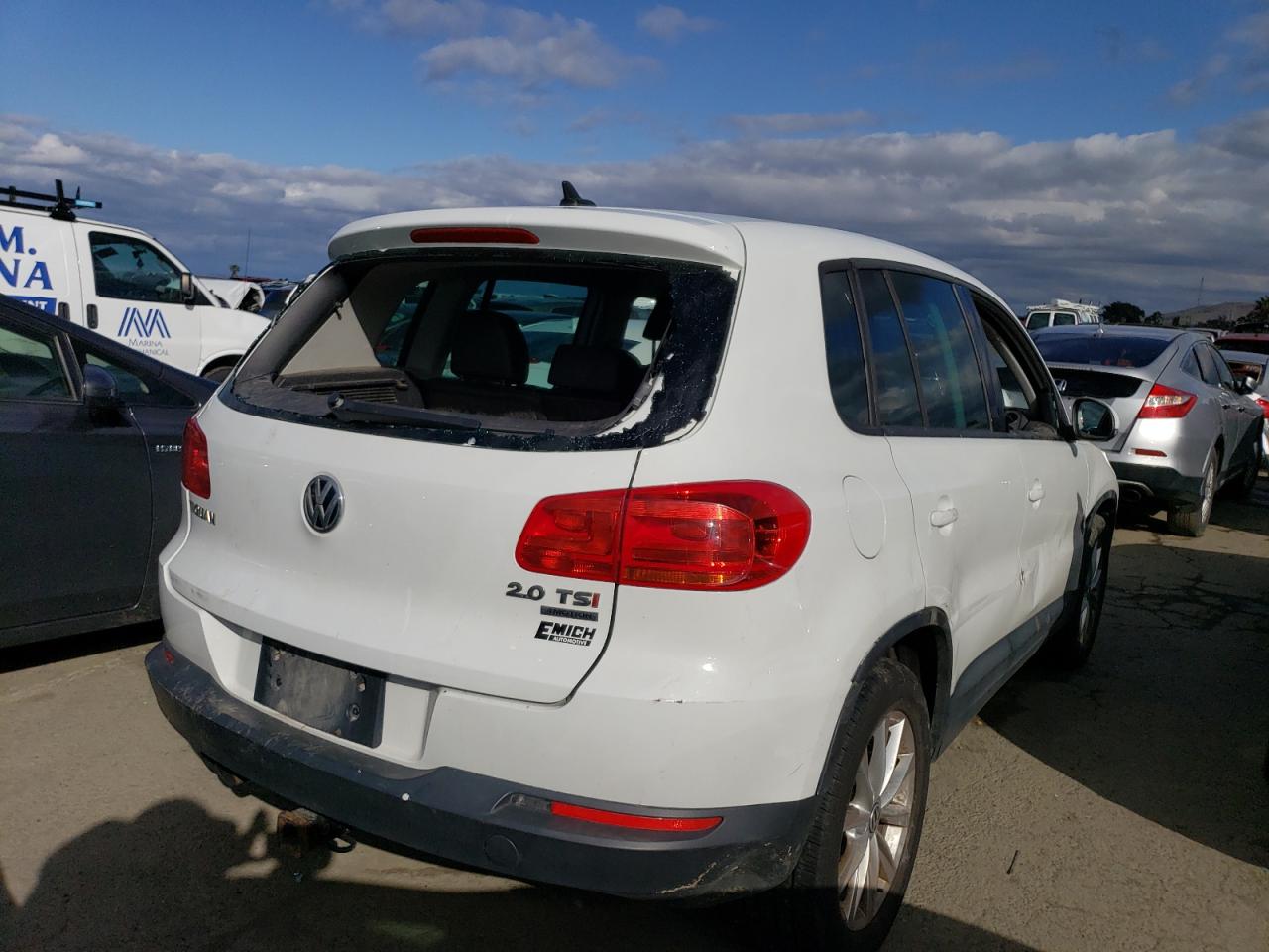 WVGBV3AXXEW555013 2014 Volkswagen Tiguan S