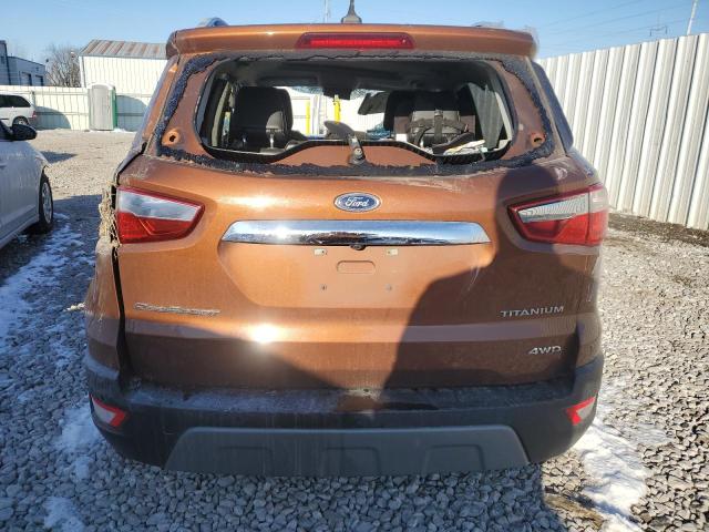 2019 Ford Ecosport Titanium VIN: MAJ6S3KL9KC291442 Lot: 43292394