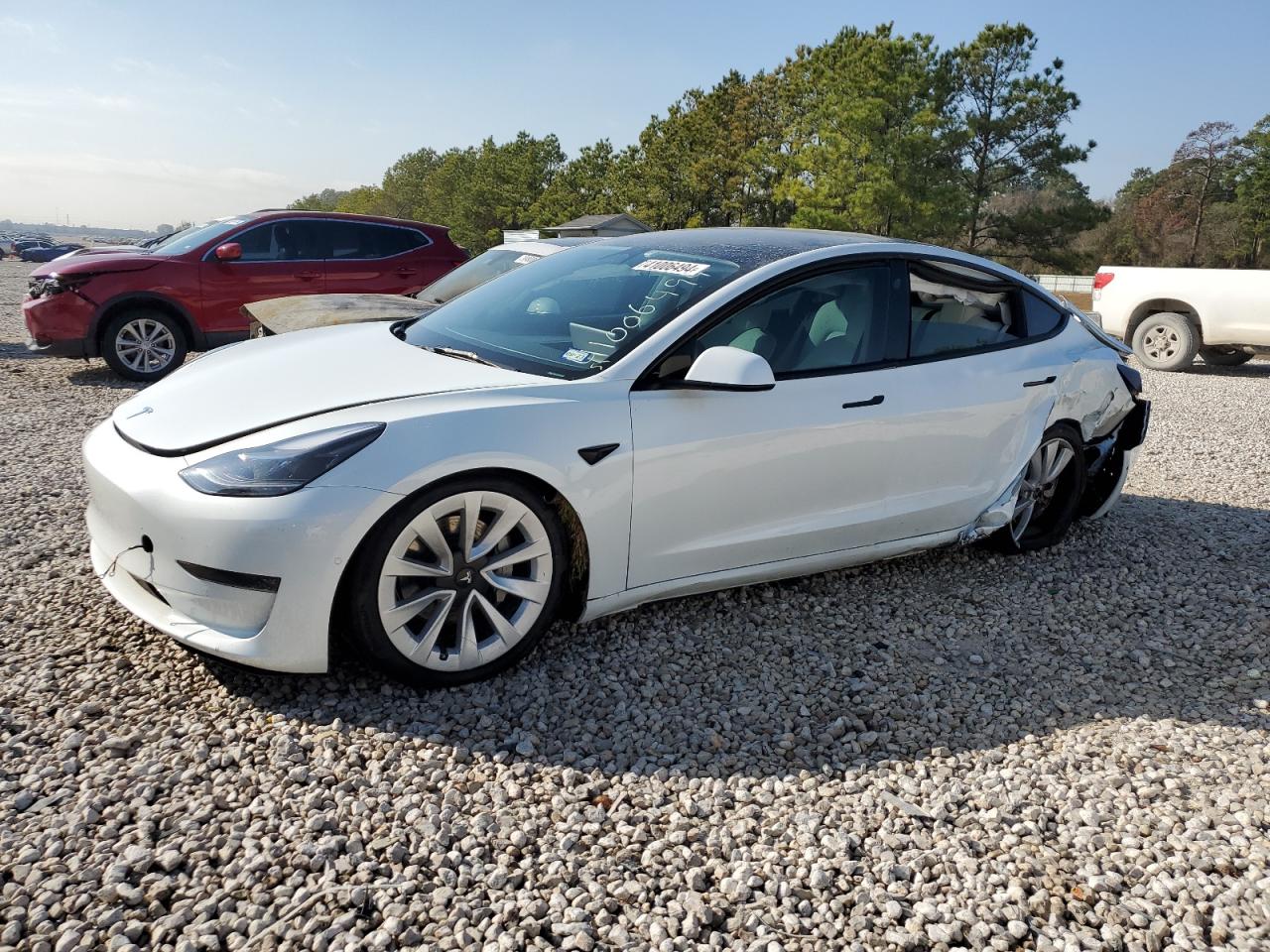 2022 Tesla Model 3 vin: 5YJ3E1EA6NF347086