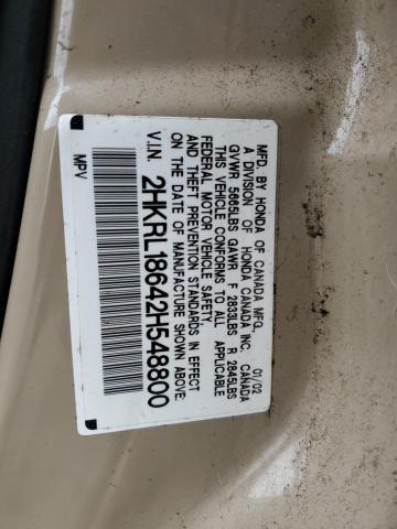 2HKRL18642H548800 2002 Honda Odyssey Ex