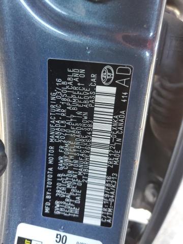 2016 TOYOTA COROLLA L 2T1BURHEXGC634983