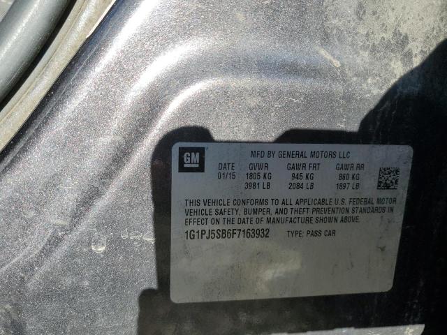 2015 CHEVROLET CRUZE ECO 1G1PJ5SB6F7163932