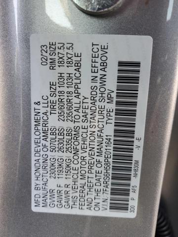 2023 HONDA CR-V SPORT - 7FARS6H58PE011641