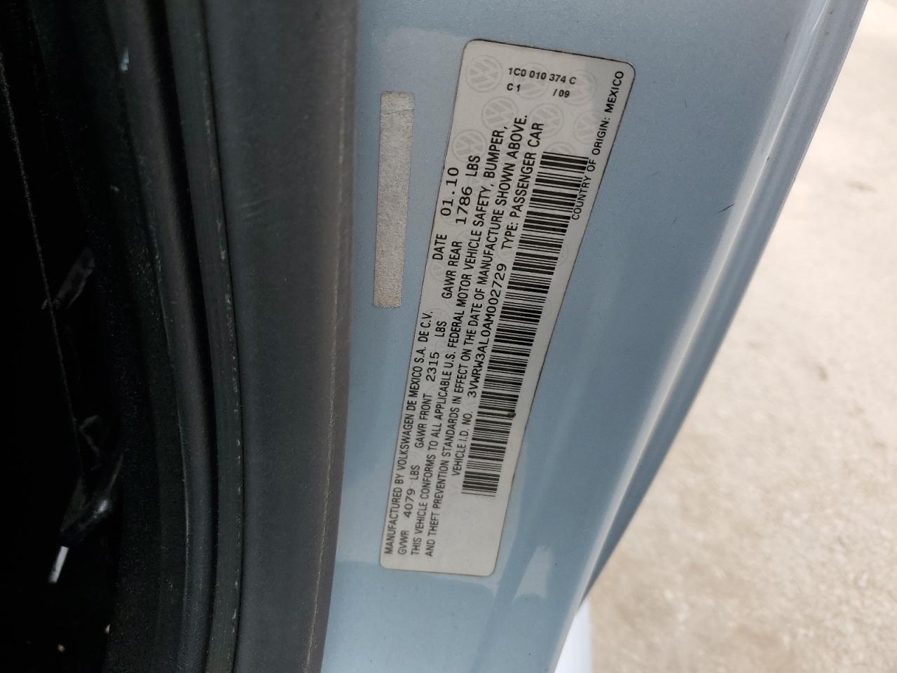 3VWRW3AL0AM002729 2010 Volkswagen New Beetle