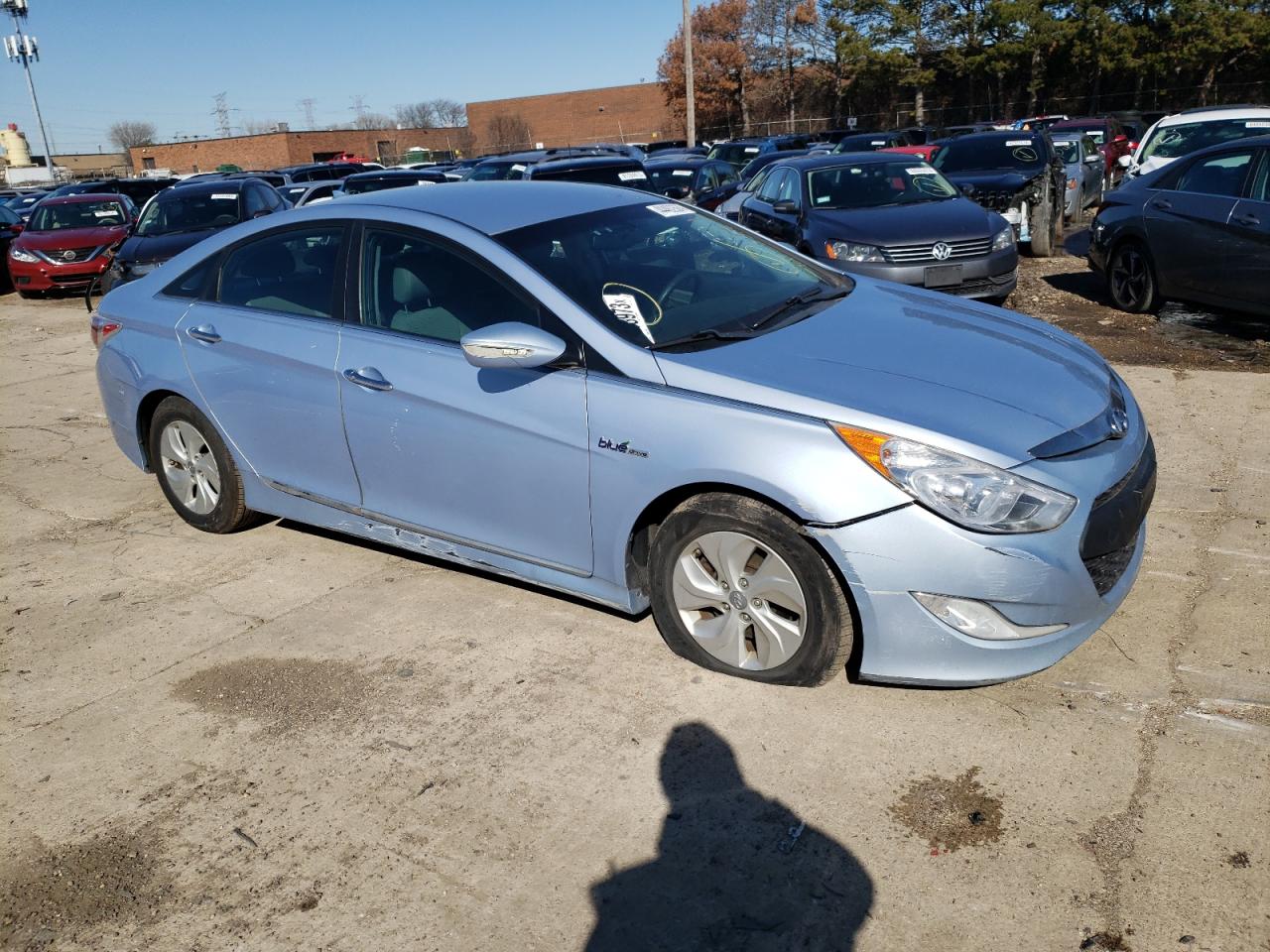 2014 Hyundai Sonata Hybrid vin: KMHEC4A49EA110063