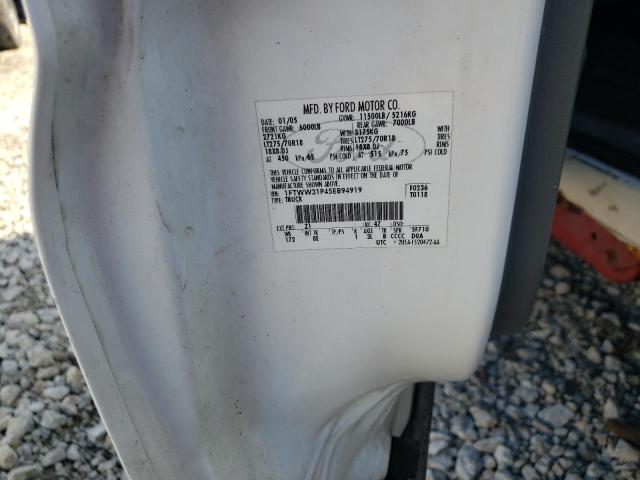 2005 Ford F350 Srw Super Duty VIN: 1FTWW31P45EB94919 Lot: 40328524