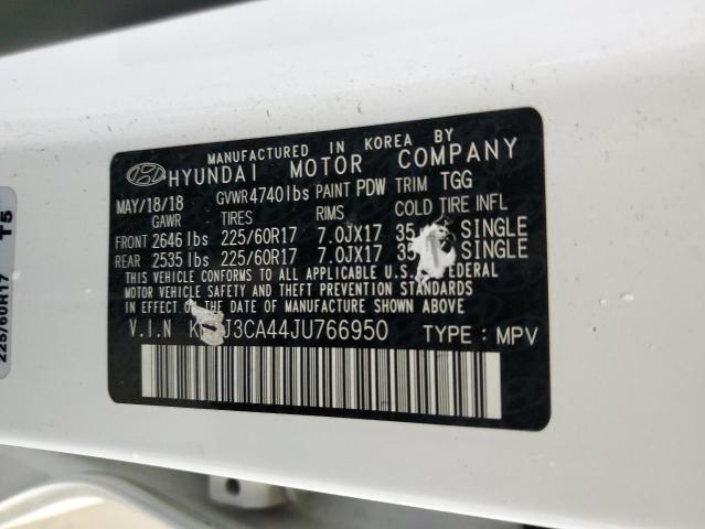 2018 Hyundai Tucson Sel VIN: KM8J3CA44JU766950 Lot: 40973024