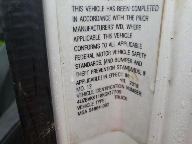 2019 Mitsubishi Fuso Truck Of America Inc Fe Fec72S VIN: 4UZBVK118KGKT7709 Lot: 44258244