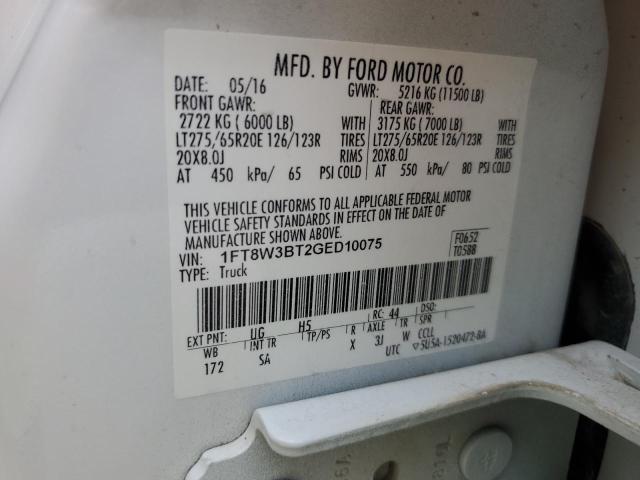 2016 FORD F350 SUPER - 1FT8W3BT2GED10075